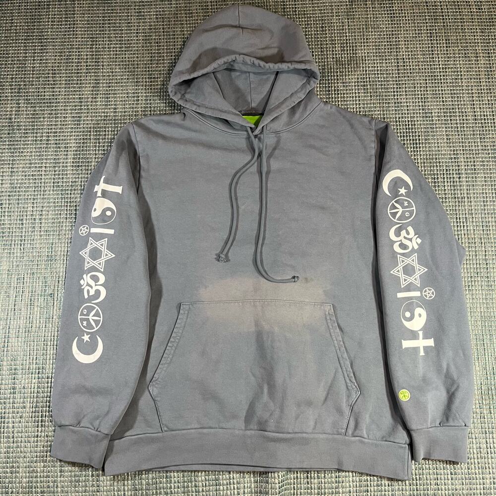 Mister Green LA Life Store Hoodie Slate Blue Mens Sz 2XL New